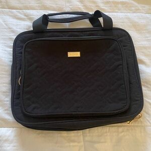 Navy Blue Quilted Travel Bag